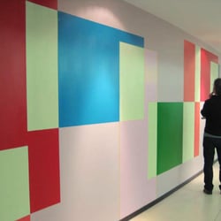 Studentenwerkdarmstadt – Farb- und Orientierungssystem, Raumgestaltung