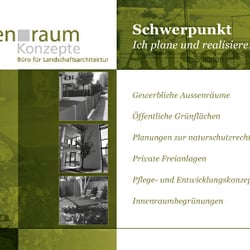 AussenRaumKonzepte – Flyer Eigenwerbung