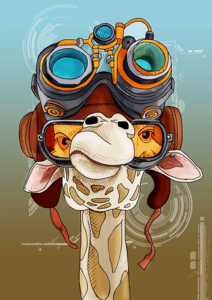 Illustration Giraffe