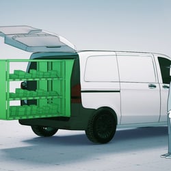 Mercedes Vans (3D Animation)