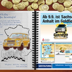 Magdeburger Volksstimme – Gewinnspiel, Flyer, Plakate – Feuer auf St. Pauli