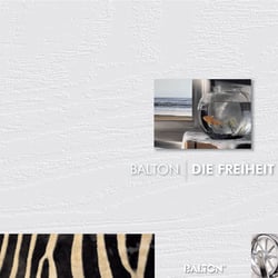Katalogentwurf für BALTON, im Design der Möbelkojen (Beton, Tierfell, Alu-Produkte, von Hagen Design)