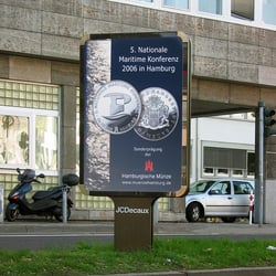Plakat für die 5. Nationale Maritime Konferenz in Hamburg