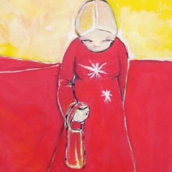 Rote Tasche / verkauft