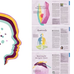 ergänzende medizin // bildkonzept + illustrationen im alnatura magazin i.A. usus.kommunikation