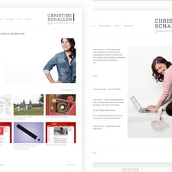 Logo und Webseite für die Journalistin Christine Schaller