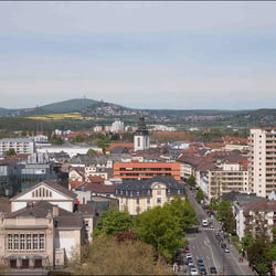 Gießen – Blick vom Dachcafé