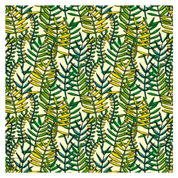 Wild branches in shades of green