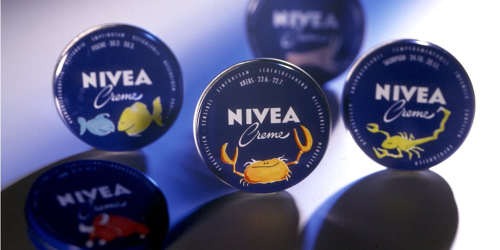Nivea Sternzeichen – Cremedosen