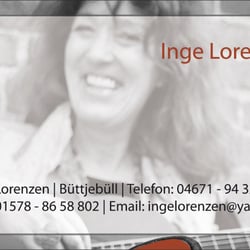 Visitenkarte Inge Lorenzen