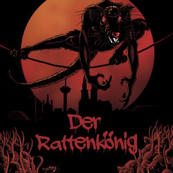 Der Rattenkönig – Totenstadt, Plakat zum Kartenspiel