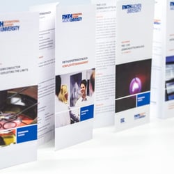Redesign RWTH International Academy Printmedien