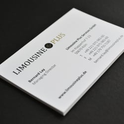 Limousine Plus – Visitenkarte