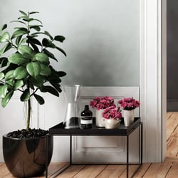 Möbelrendering von Beistelltisch im Wohnzimmer