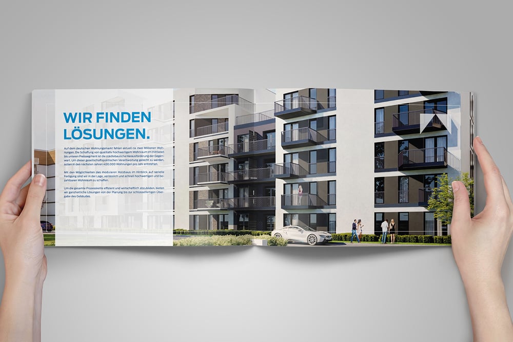 Imagebroschüre für internationalen Konzern