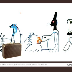 Illustration und Kampagnenidee für Louis Vuitton