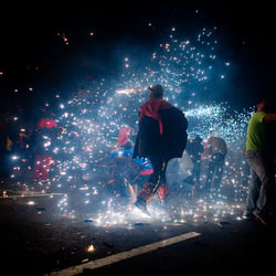 „La Correfoc“ – Nacht der Feuerteufel – Barcelona 2009