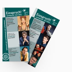 Diverse Veranstaltungsflyer für das Kulturamt Lahr