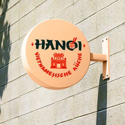 Logo-Design für ein vietnamesisches Restaurant „Hanoi“