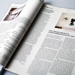 Redesign Zeitkunst – Zeitungslayout