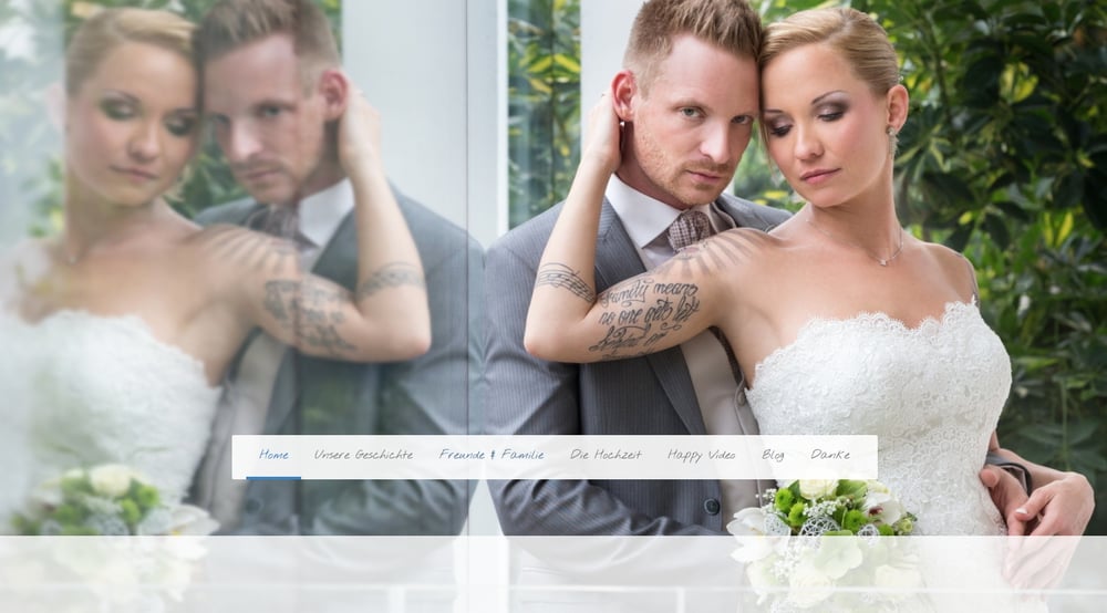 Hochzeitswebseite von website4everyone