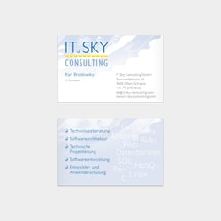 Visitenkarte für IT.Sky Consulting