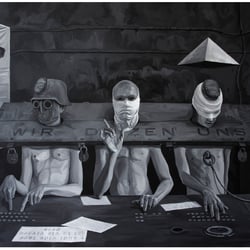 „Wir duzen uns“ Acryl/Leinwand, 80×100 cm