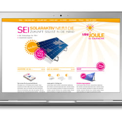 miniJOULE – Internetseite