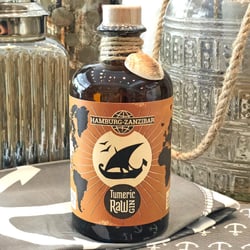Brand Design für Hamburg-Zanzibar Tumeric Raw Gin