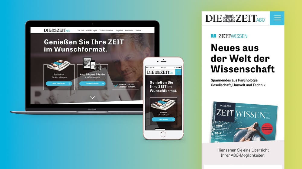 DIE ZEIT Aboshop