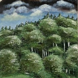 Landschaft – Öl auf Leinwand