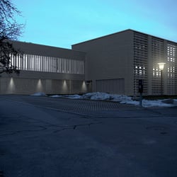 Visualisierung Umbau Gewerbeschulhaus Ilanz, Carigiet Architektur