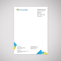 Opticams – Corporate Design & Geschäftsdrucksachen