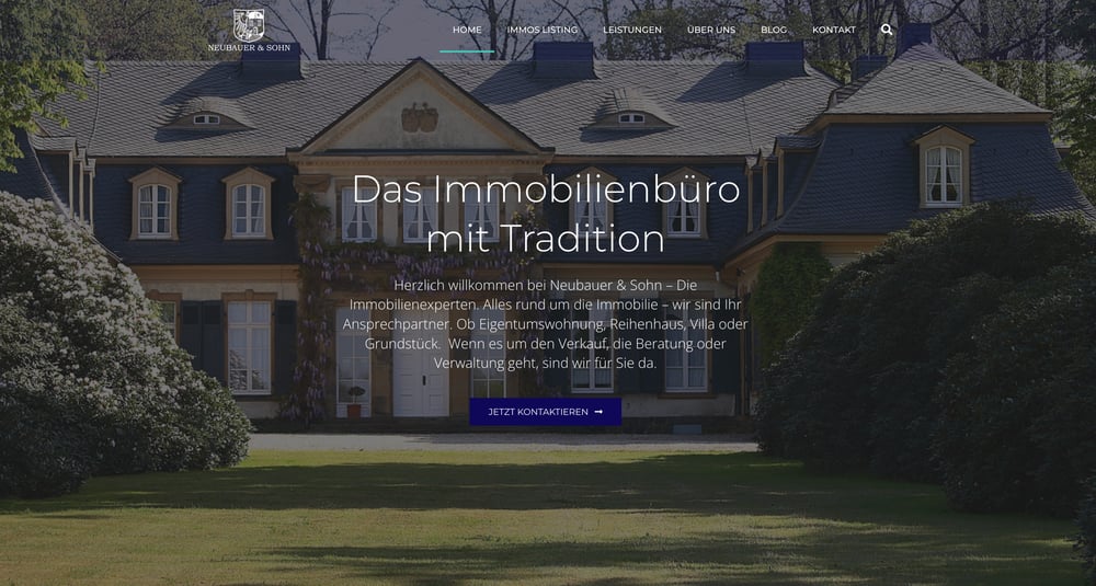 Neubauer und Sohn website – www.neubauer-sohn.de
