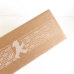 Packaging Design cardboard box with screenprint