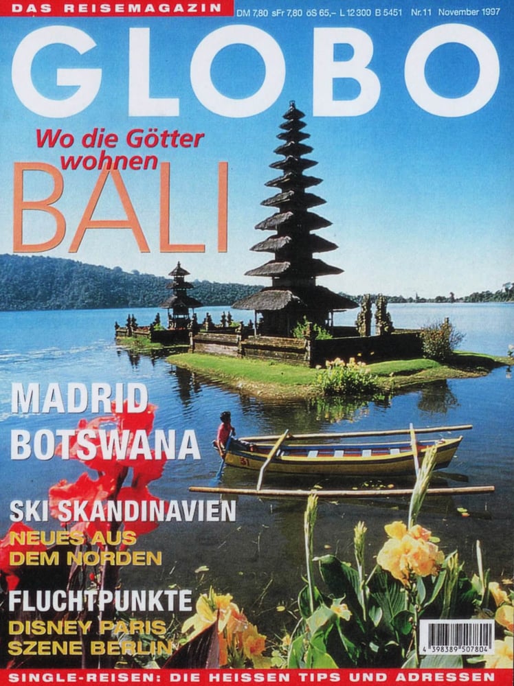 GLOBO, Das Reisemagazin, Titel Bali