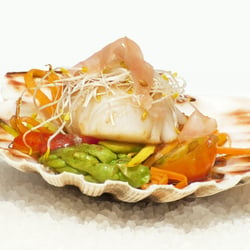 Scallop Starter—Sal De Mer—Marbella, Spain