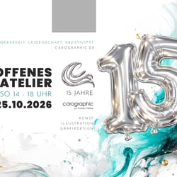 15 Jahre carographic – Jubiläum & Offenes Atelier