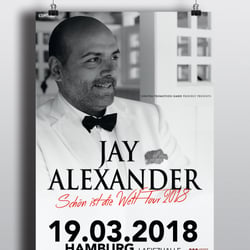 Plakatdesign „Jay Alexander“