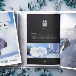 Pryde Group – Konzeption & Kreation der Preislisten für die Marken FLOW, Icetools, Nidecker, POW