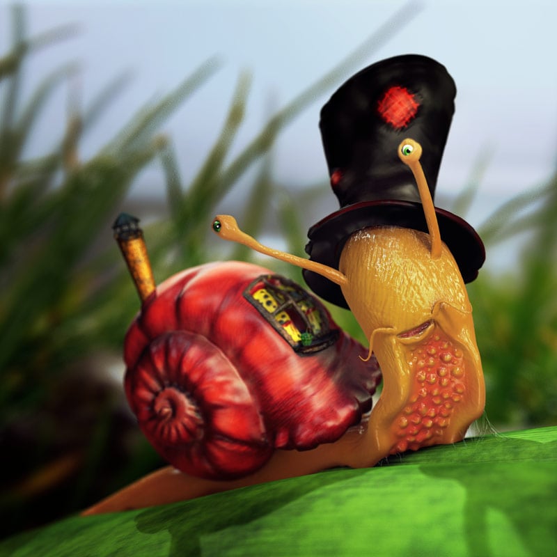 „Mr.Snail“ | Zbrush, Maya & Photoshop