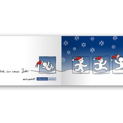 Weihnachtskarte „Männchen“