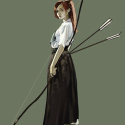 Japanese Longbow Warrior