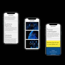 QOSSMIC WEBSEITE – MOBILE