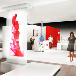 Franke Kitchen Solutions. Messestand. 3D Visualiserung.