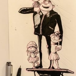 Inktober 3 Ich einfach Unverbesserlich