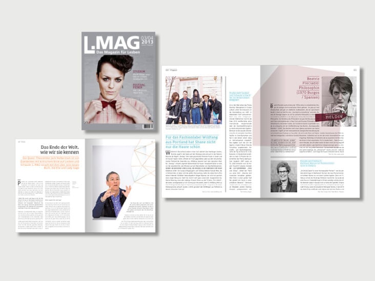 Redesign der Zeitschrift L-Mag im Rahmen eines Pitchs