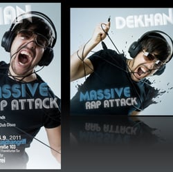 Plakat und CD-Cover Dekhan Massive Rap Attack