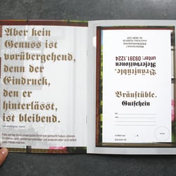 Bräustüble / brochure