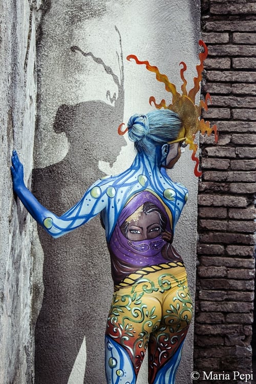 Body Painting Foto-Projekt